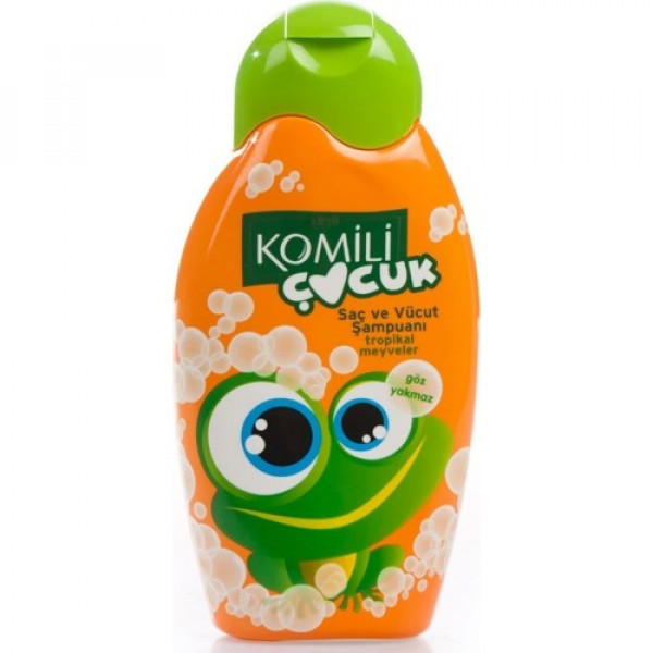 KOMİLİ ÇOCUK SAÇ&VÜCUT ŞAMPUANI TROPİTA MEYVELER 300MLX24