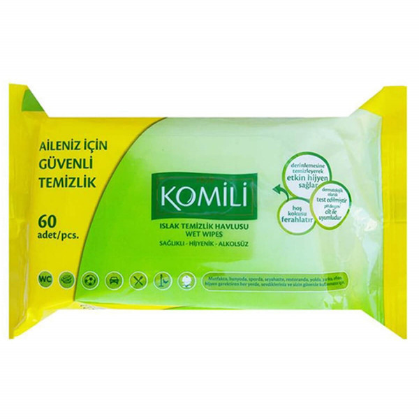 KOMİLİ ISLAK HAVLU 60LIx24