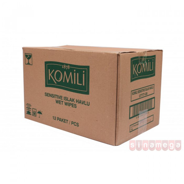 KOMİLİ ISLAK HAVLU SENSITIVE 12Lİ KOLİ