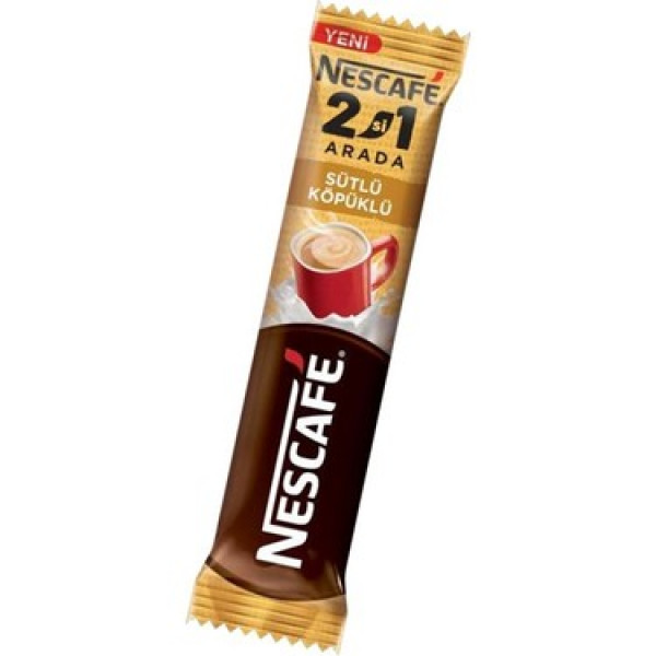 NESCAFE 2si1 ARADA SÜTLÜ KÖPÜKLÜ 12(48x10g) 