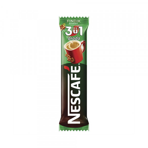 NESCAFE 3ü1 ARADA FINDIK AROMALI 12(48x17g) 