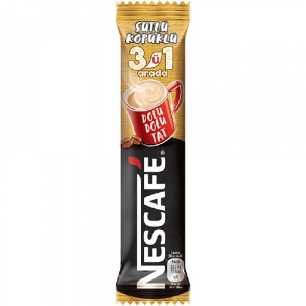 NESCAFE 3ü1 ARADA SÜTLÜ KÖPÜKLÜ  12(48x17.4g)
