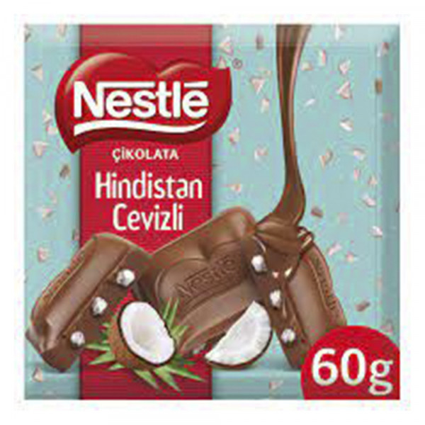 NESTLE Tablet Hindistan Cevizli Kare24(6x60g)TR