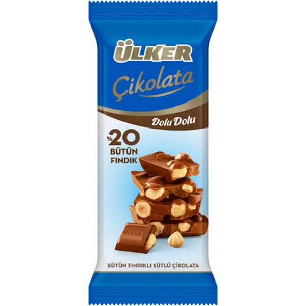 ÜLKER ÇİKOLATA  DOLU DOLU FINDIK TABLET 50GX6X6